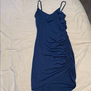 Windsor Asymmetrical Blue Dress
